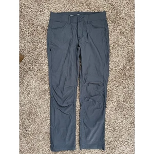 PrAna Halle Damenhose Größe 10 grau gerades Bein wandelbar Wandern Outdoor - Bild 1 von 10