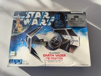 Star Wars Darth Vader Tie Fighter 1989 MPC Model Kit SEALED ERTL 8916-31FO NEW - Image 1 of 4