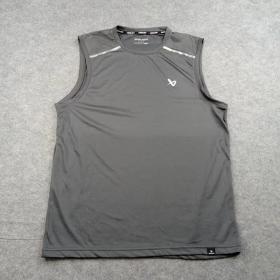 Bauer Shirt Mens Medium Gray Sleeveless Athletic Training Hockey Top Performance - Image 1 of 4