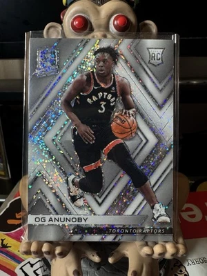2017-18 Panini Spectra - OG Anunoby #81 White Sparkle Prizm (RC) - Image 1 of 2