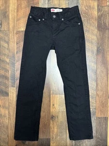 Levis 511 Slim Youth Jeans Size 10 Regular Black - Picture 1 of 2