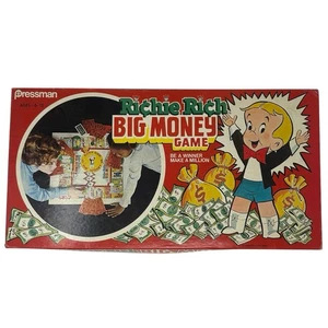 Richie Rich Big Money Brettspiel 1977-78 Pressman Mail Order fast vollständig - Bild 1 von 13
