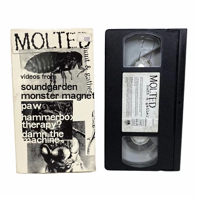 Vtg 1993 MOLTED Hunt & Gather VHS Tape Soundgarden Paw Monster Magnet Hammerbox - Image 1 of 4