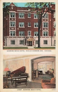 Kenmore Beach Hotel 5523-25 Kenmore Ave., Chicago Postkarte 4.16 - Bild 1 von 2