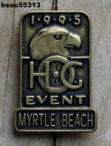 HARLEY OWNERS GROUP MYRTLE BEACH 1995 HOG EVENT WESTE JACKE PIN  - Bild 1 von 1