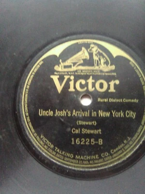 10" 78 RPM-Cal Stewart-Uncle Josh's Trip To Boston,Arrived in New York VICTOR - Image 1 of 2