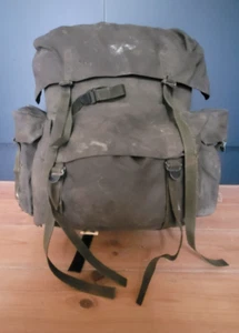 GENUINE MILITARY OG NYLON GENERAL SERVICE BERGEN RUCKSACK FAULKLANDS - Picture 1 of 9