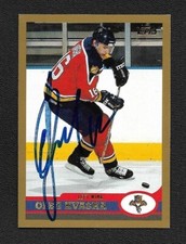 Oleg Kvasha Signed Autograph 1999-00 Topps Florida Panthers Card #200 - COA
