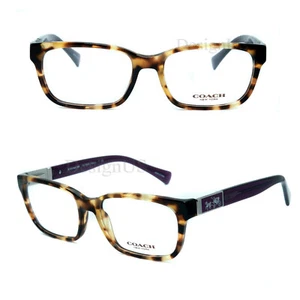 Coach HC6062 Darcy 5273 Spotty Tortoise Puple size 51/16/135 Eyeglasses - New - Picture 1 of 8