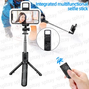 DHL Smartphone Selfie Stick Bluetooth Stativ Teleskop Stange Fernbedienung Handy - Zdjęcie 1 z 15