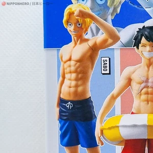 One Piece SABO Gasha Portraits 02 Swimsuit Mini Figure Bandai Japan Anime New 2 - Picture 1 of 18