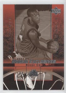 2003-04 Upper Deck Rookie Exclusives Black & White Ndudi Ebi #21 Rookie RC