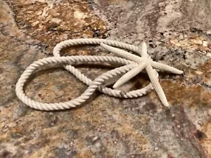 1 Piece Natural Starfish Curtain Tiebacks Rope Drape Cotton Tie Band Drapery... - Picture 1 of 4