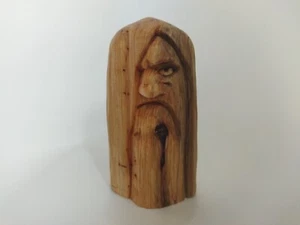 Estatua de Odín. Figura de madera Odín - Dios vikingo. - Imagen 1 de 24
