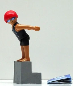 SCHWIMMER MIT STARTBLOCK Playmobil FIGURES 71760 zu Profi Sport Olympia TOP RAR - Bild 1 von 6
