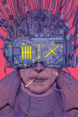 Arte de pared con impresión de película de neuromante William Gibson decoración del hogar - PÓSTER 20x30 Foto 1 de 4