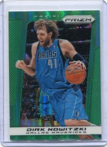 2013-14 Prizm - DIRK NOWITZKI - Green Prizm Retail #53 - DALLAS MAVERICKS