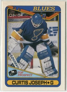 1990-91 O-Pee-Chee OPC #171 Curtis Joseph St. Louis Blues - Picture 1 of 2