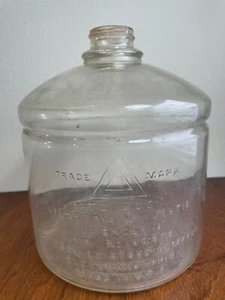 VINTAGE KEROSENE BOTTLE FOR HEATING STOVE. 1919 PAT. TRIANGLE LOGO - Picture 1 of 15