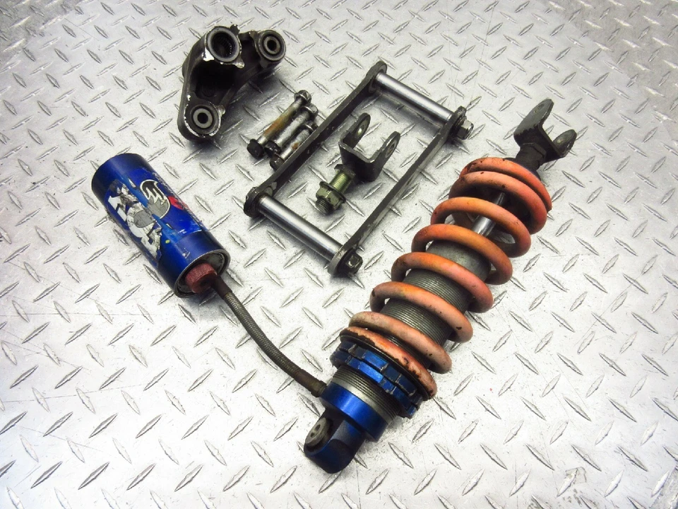 98 99 1998 Kawasaki ZX600G ZG600 ZX6R FOX amortiguador trasero suspensión acoplamiento de resorte Foto 1 de 4