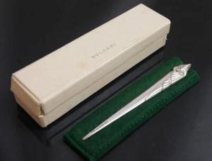 Authentic BVLGARI Paper knife bird Sterling Silver #2335 - Picture 1 of 8