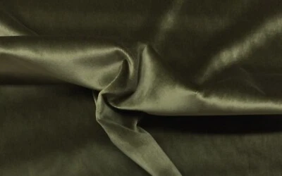 BALLARD DESIGNS SIGNATURE VELVET SAGE GREEN FURNITURE FABRIC BY THE YARD 56"W - Image 1 of 3