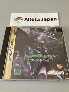 Sega Saturn Batman Forever The Arcade Game T-8118G ACCLAIM Japan TV Video disk - Picture 1 of 12