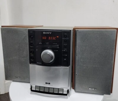 Sony CMT-EH20DAB DAB/FM Radio Cassette Tape Working. (CD Player Not Workin) - Image 1 of 4