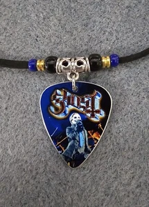 Handmade Ghost Papa Emeritus 4 Aluminum Guitar Pick Necklace - Picture 1 of 2