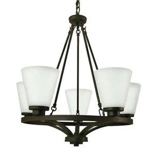 Good Earth Lighting Taos 5-Light Dark Bronze Transitional  Chandelier New in Box - Picture 1 of 1