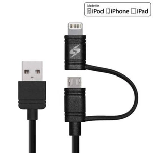 AMZER MFi ZERTIFIZIERT LIGHTNING MICRO USB SYNC 3,2 Fuß LADEKABEL FÜR iPhone 6s - Bild 1 von 6