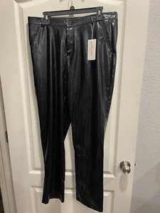 ZEROYAA Mens Night Club Black Size 36 Suit Pants/Straight Leg Trousers - Picture 1 of 8