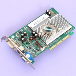 Galaxy NVidia GeForce FX5500 8X 256MB DDR AGP Video Card DVI/VGA/S-Video - Picture 1 of 4