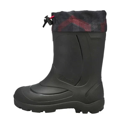 Botas Kamik Kids Snobuster2 | Negras/Rojas | Auténticas Nuevas Foto 1 de 4