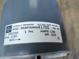 Ge 5ksp39mg4170s 1/10 Hp 1 fase - Imagen 1 de 3