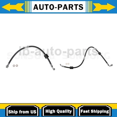 2X Manguera de línea de freno delantero Sunsong para Chevrolet Tracker 1989 1990 1991 1992 Foto 1 de 4