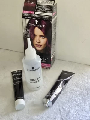 Schwarzkopf Color Ultime 5.23 carbón fucsia color de cabello permanente púrpura Foto 1 de 4