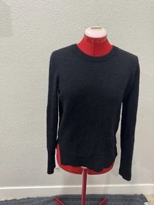 Maglione donna alogeno HA435105MI nero girocollo cashmere maniche lunghe taglia M - Foto 1 di 6