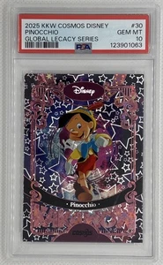 2025 Kakawow Cosmos Disney Pinocchio #30 Global Legacy Stars /100 PSA 10 Gem MT - Picture 1 of 3
