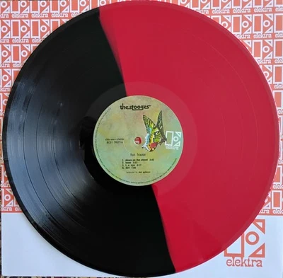 THE STOOGES FUN HOUSE SEALED LP HALF-RED HALF-BLACK GATEFOLD MINT IGGY POP - Image 1 of 4