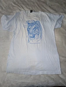 Vintage 80er Tiger Endangered Species Single Stitch Shirt Large - Bild 1 von 7