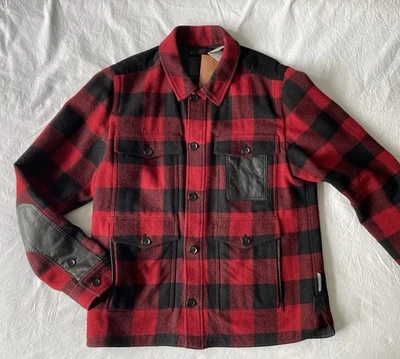 COACH Men’s Plaid Wool Chore Overshirt Size Large - APC YMC Norse Albam -  Rare! - Image 1 of 4