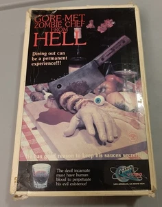 Gore-Met Zombie Chef From Hell VHS Camp Video Big Box Horror Gore SOV  - Picture 1 of 8