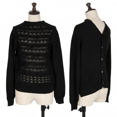 Suéter tejido conmutador ganchillo COMME des GARCONS talla XS-S (K-108729) Foto 1 de 4