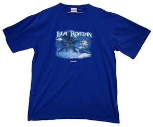 Carnival Isla Roatan Herren Größe XXL blau lässig kurzärmelig Baumwolle T-Shirt - Bild 1 von 8