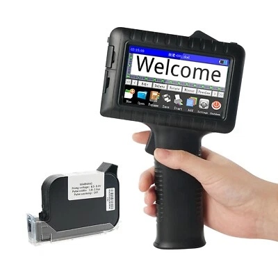 JWM Handheld Inkjet Printer Gun for Text, Barcodes, QR Code Print on Any Surface - Image 1 of 4