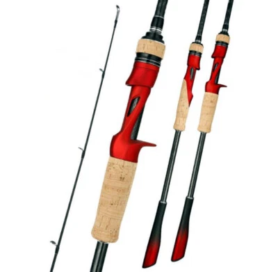 1.8M Fishing Rods Spinning Casting Travel Lure Carbon Rods Travel Fishing Poles - Image 1 of 4