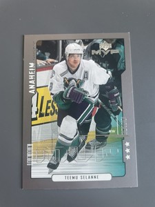 2000-01 Upper Deck MVP Third Star Teemu Selanne #6 HOF