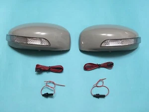 Side Mirror Cover W/LED Turning Light FOR '07-'08 INFINITI G35 Sedan Unpainted - Imagen 1 de 3