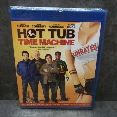 Hot Tub Time Machine (Blu-ray, 2010, Unrated Edition Widescreen) NEW, SEALED - Image 1 of 4